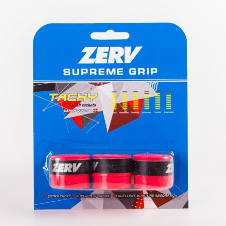 ZERV Supreme Grip Röd 3-pack