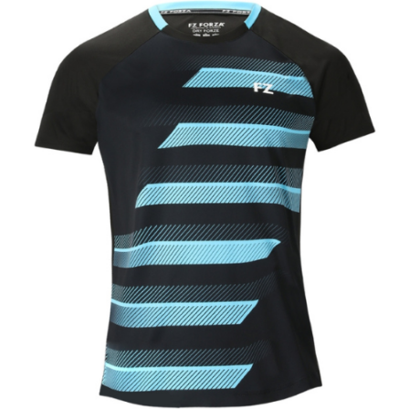 Forza-Cream-T-shirt-Dame-Black-Badminton-T-shirt-til-dame