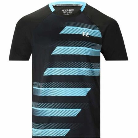 Forza-Crestor-Junior-T-shirt-Black-badminton-toj-til-junior