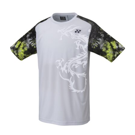 Yonex-Mens-T-shirt-16572EX-White-Badminton-T-shirt