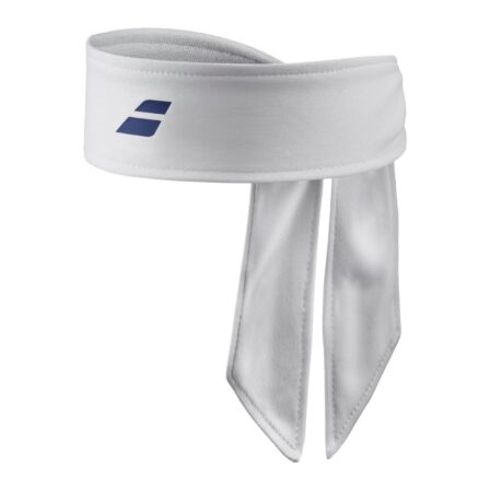 Babolat Tie Headband White/Sodalite Blue