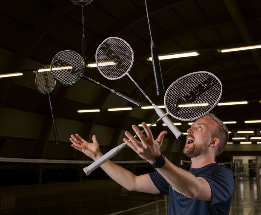 Bäst i test badmintonracketar zerv